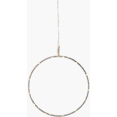 Svítící dekorace Liva Circle Silver 20 cm Sirius