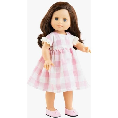 Paola Reina Realistická Emily v růžovo bílých šatech Španělska Soy Tú 42 cm