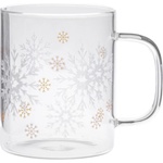 Dakls Стъклена чаша с коледен мотив 410 ml Frosty Flakes - Dakls (DOR21005)