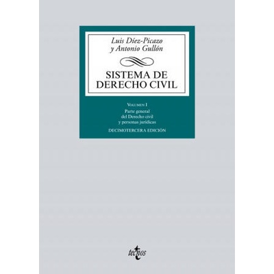 Sistema de derecho civil : introducción, derecho de la persona, autonomía privada, persona jurídica | LUIS DIEZ-PICAZO, ANTONIO GULLON