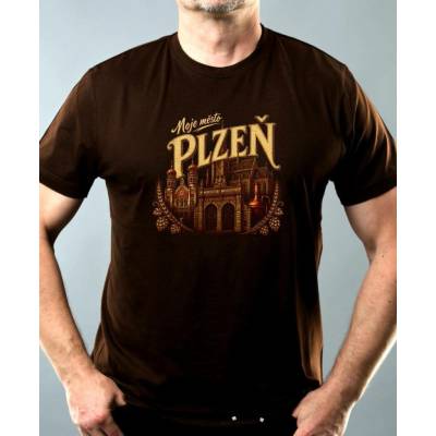 Pánské tričko Moje město Plzeň