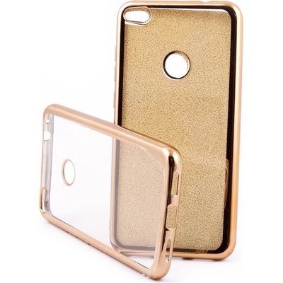 Pouzdro Glitter Case Elektro Huawei P9 Lite 2017 Zlaté – Zboží Mobilmania