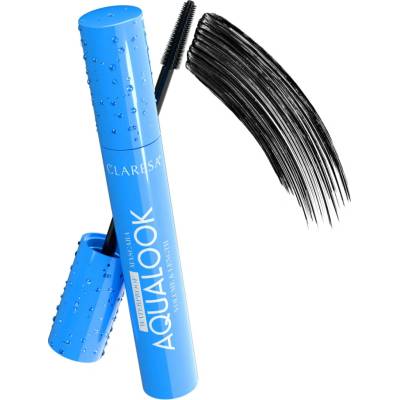 Claresa Aqualook Waterproof Mascara vodeodolná maskara pre objem a dĺžku Black 8 g