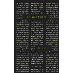 In Nearby Bushes | Kei Miller (ISBN: 9781784108458)