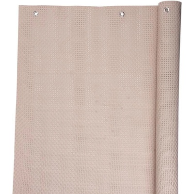 Strend Pro Zástena Polyratan 77 0,9x3 m, UV, 800 g/m², béžová, tieniaca na balkón, s okami