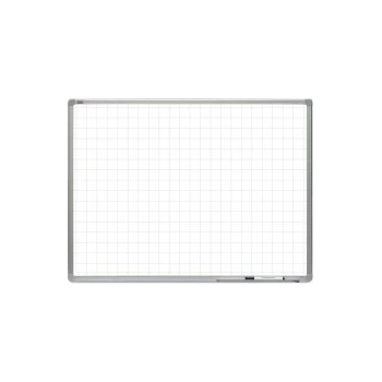 Image 1 of 2x3 Бяла магнитна дъска с алуминиева рамка 120х180см, кв. 5x5
