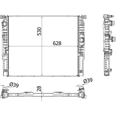 Chladič, chlazení motoru MAHLE CR 2196 000P CR 2196 000P