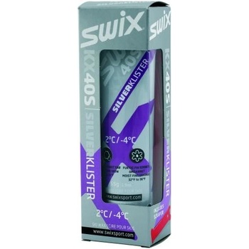 SWIX klister KX40S fialovo/stříbrný 55g