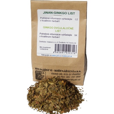 Jukl Jinan ginkgo list sypaná bylina 50 g