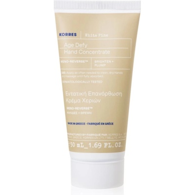 KORRES White Pine Meno-Reverse крем за ръце за суха и чувствителна кожа със стягащ ефект 50ml