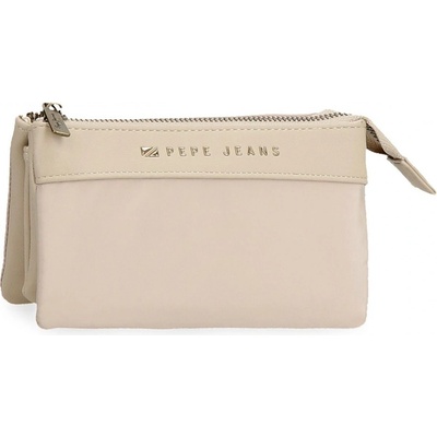 Pepe Jeans Morgan Beige Trojkomorová peňaženka 7924333