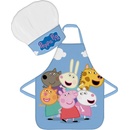 Aptex Detská zástera s čiapkou PEPPA PIG AND FRIENDS 45X50 CM 2X33CM