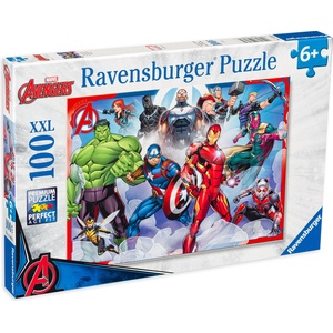 Ravensburger Пъзел Ravensburger от 100 XXL части - Отмъстителите (10808) - ozone