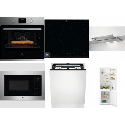 Set Electrolux KOFGH70TX + LIR60433B + LFP326S + EMS4253TEX + EEM69410L + LND5FE18S