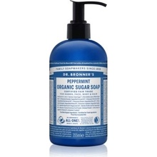 Dr. Bronner´s Shikakai Spearmint Pepp tekuté hydratační mýdlo na tělo i vlasy 355 ml