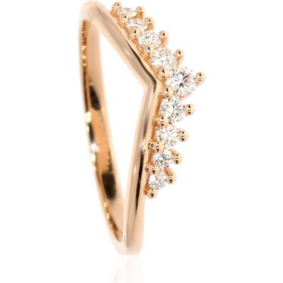 Zlatnictví Helios Zlatý dámský snubní prsten L 370C S Diamanty