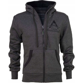 Mikina Anaconda Team s kapucňou a zipsom