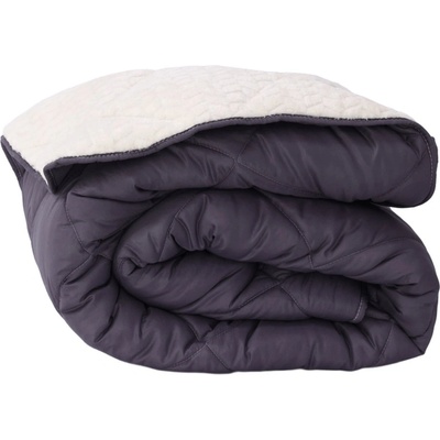 Izidream Зимна олекотена завивка шерпа за спалня 200/210 см Коузи индиго