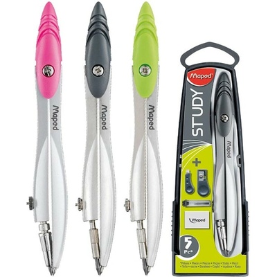 Maped kružítko Study 5-dílná sada černá – Zboží Dáma