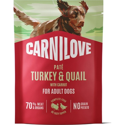 Carnilove Paté Turkey & Quail with Carrot 300 g