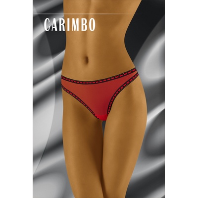 Wol-Bar Прашки Stringi-Carimbo-Czerwone-CzerwonyV-53172-Czerwony - Черен, размер L