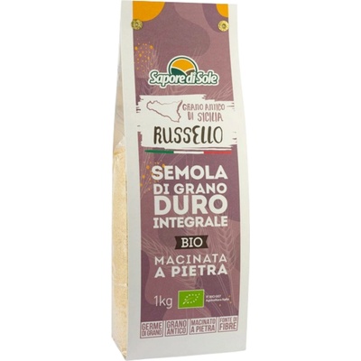 Sapore di Sole Bio Russello celozrnná krupice z tvrdé pšenice 1.000 g