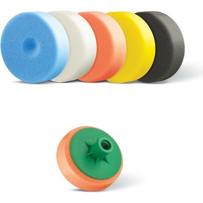 BOLL Houbička MINI na leštění na závit 80mm super tvrdá modrá