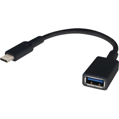 Renkforce RF-445 USB 3.2 Gen1 USB-C ® zástrčka USB-A zásuvka 0.15m černý