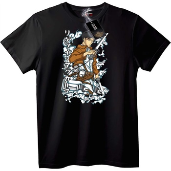 NOONEBRAND Тениска Eren Yeager Attack on Titan - S, White