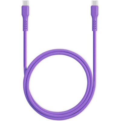 Ttec Data кабел ttec USB-C to USB-C 60W PD 120cm, Neon Лилав