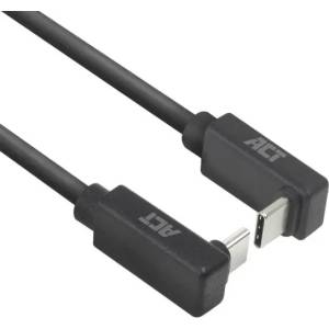 ACT Кабел USB-C - USB-C, 2м, 10Gbps 60W, ъглов нагоре/надолу (EWENT-ACT-CAB-AC7478) - megamag