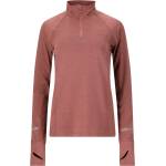 ENDURANCE Дамска тениска ENDURANCE Women's Canna V2.0 Melange Midlayer Running shirt - Rose Taupe - размер 36 (EU) (916-4750-0412)
