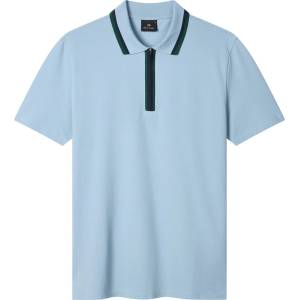 PS Paul Smith Блуза с яка PS Paul Smith Men's Zipped Short Sleeve Polo Shirt - Blue 41D