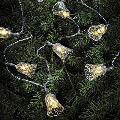 703237 - LED Коледни лампички BELL 10xLED 2, 1м (ML0867)