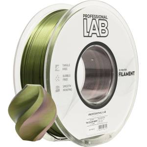 Professional Lab FG-P183-E1, 3D филамент, PLA Silk, 1, 75mm, 1000g, Зелен (Army) (FG-P183-E1)