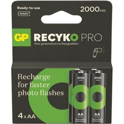 GP ReCyko Pro Photo Flash AA 2000mAh 4ks 1032224201