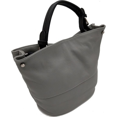 Donatella dámská kožená kabelka 710619 šedá