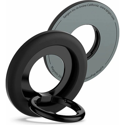 Spigen Nano Pop silikonový držák na telefon s MagSafe a prstenem - Black Sesame – Zboží Mobilmania