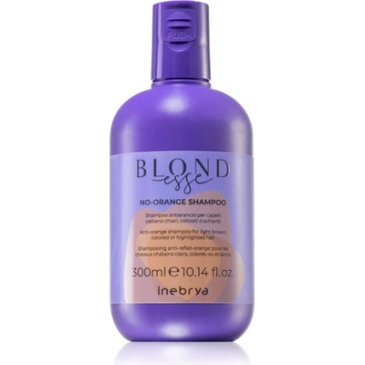 Inebrya BLONDesse No-Orange Shampoo подхранващ шампоан неутрализиращ кафеникавите оттенъци 300ml