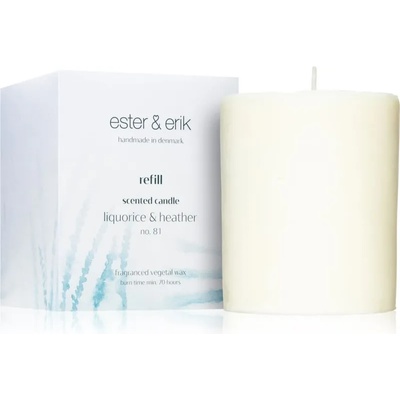 ester & erik scented candle liquorice & heather (no. 81) ароматна свещ резервен пълнител 350 гр