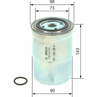 Palivový filter N4459 BOSCH 1457434459
