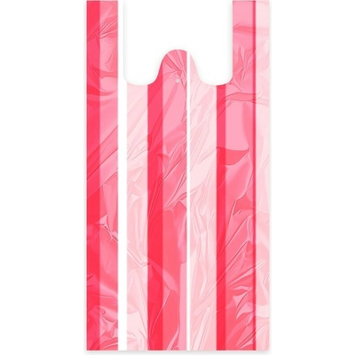Wimex 68409 - HDPE taška 24+11 × 44 cm, 4 kg, pruhovaná - 100 ks