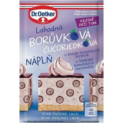 Dr. Oetker Borůvková náplň s kousky kanadských borůvek 50 g – Zbozi.Blesk.cz