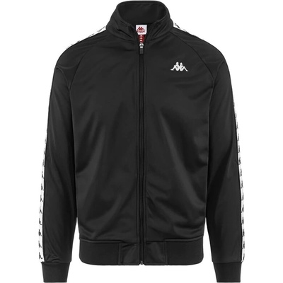Kappa 222 BANDA ANNISTON SLIM mikina černá/bílá