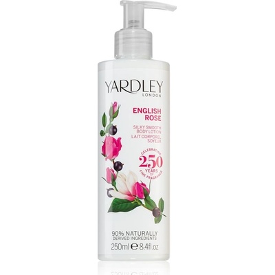 Yardley English Rose zjemňujúce telové mlieko 250 ml