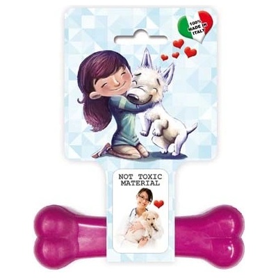 Cobbys Pet Slurpy 1 12 x 3,5 x 2 cm kosť z gumy