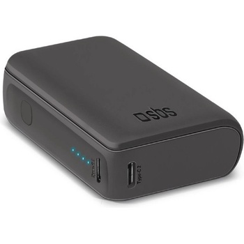 SBS POWER BANK 10 000mAh, 2xUSB-C, 1xUSB A, 10W SBS - BLACK (1223002)