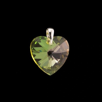iŠperky Strieborný prívesok srdiečko Swarovski ID|106960