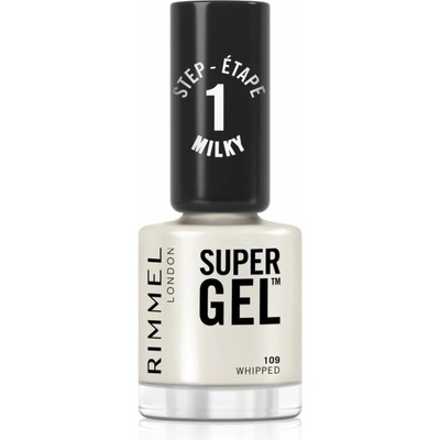 Rimmel Super Gel gélový lak na nechty bez použitia Uv Led lampy odtieň whipped 109 12 ml