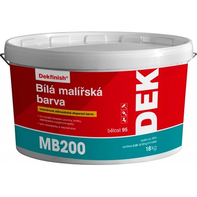 DEK MB200 18 kg bílá
